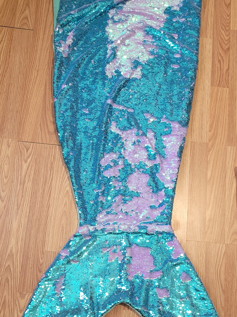 Sequin Mermaid Tail Blanket